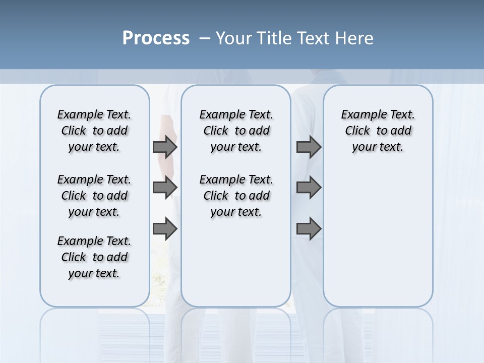 A Couple Of People Standing Next To Each Other PowerPoint Template