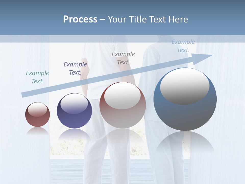 A Couple Of People Standing Next To Each Other PowerPoint Template