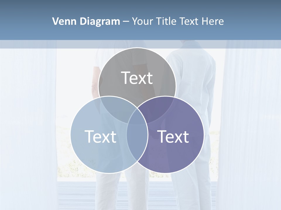 A Couple Of People Standing Next To Each Other PowerPoint Template