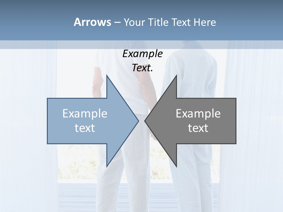 A Couple Of People Standing Next To Each Other PowerPoint Template