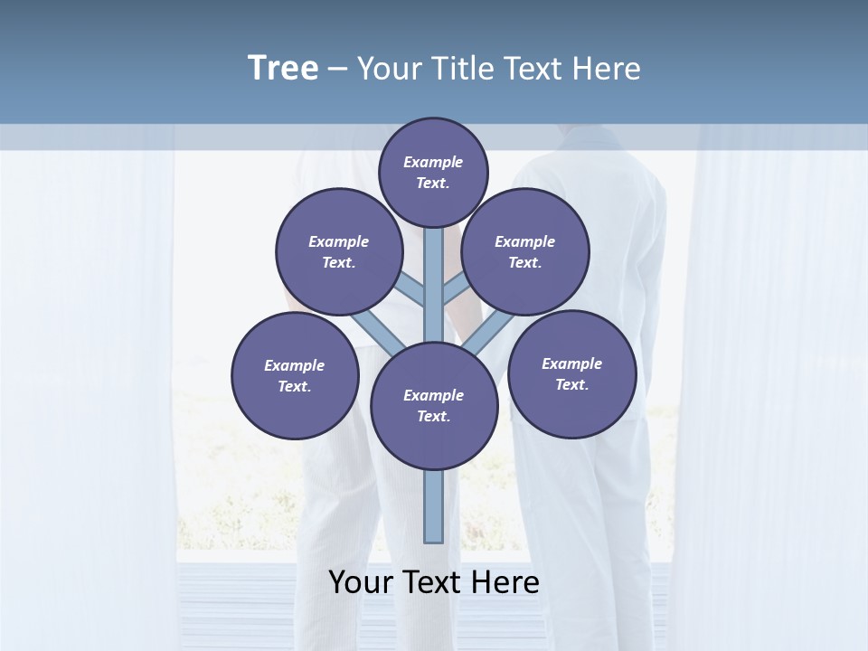 A Couple Of People Standing Next To Each Other PowerPoint Template