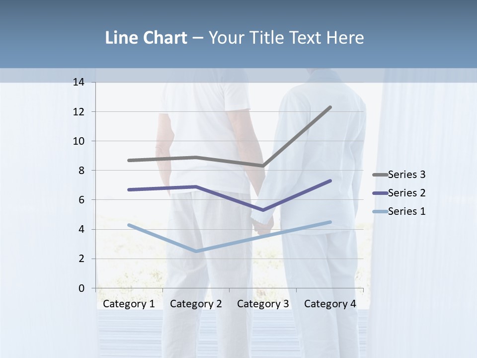 A Couple Of People Standing Next To Each Other PowerPoint Template