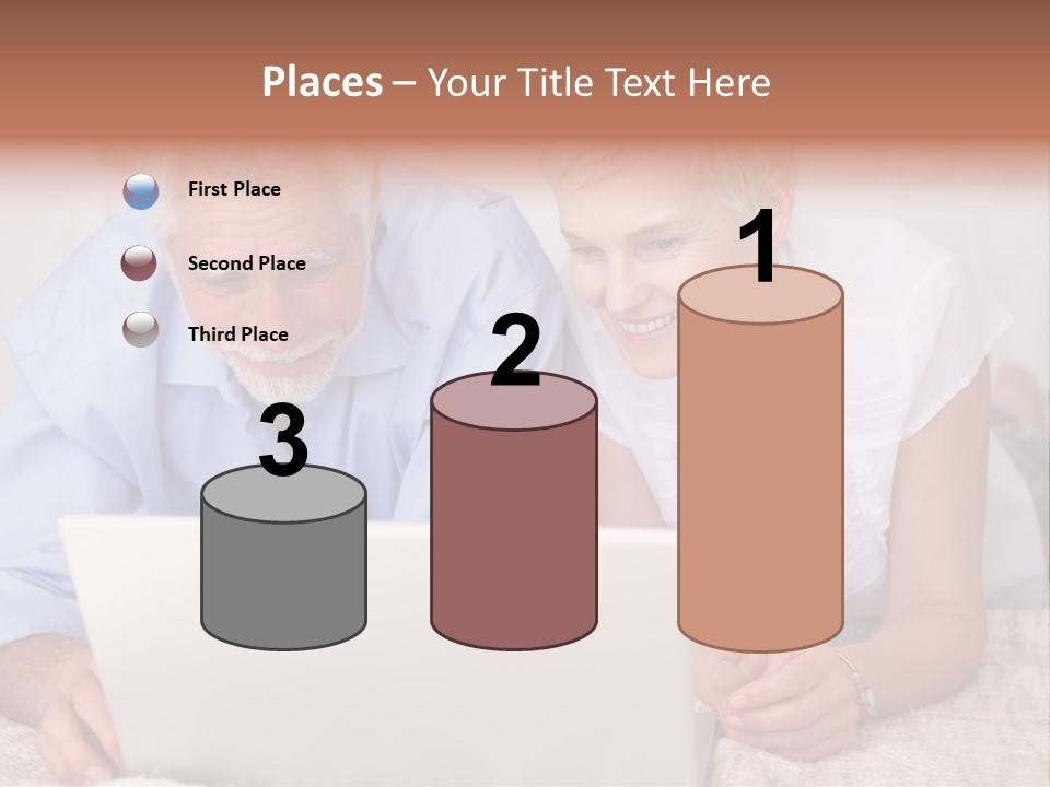 Beautiful Home Interior Living Room With Hard Wood Flooring PowerPoint Template