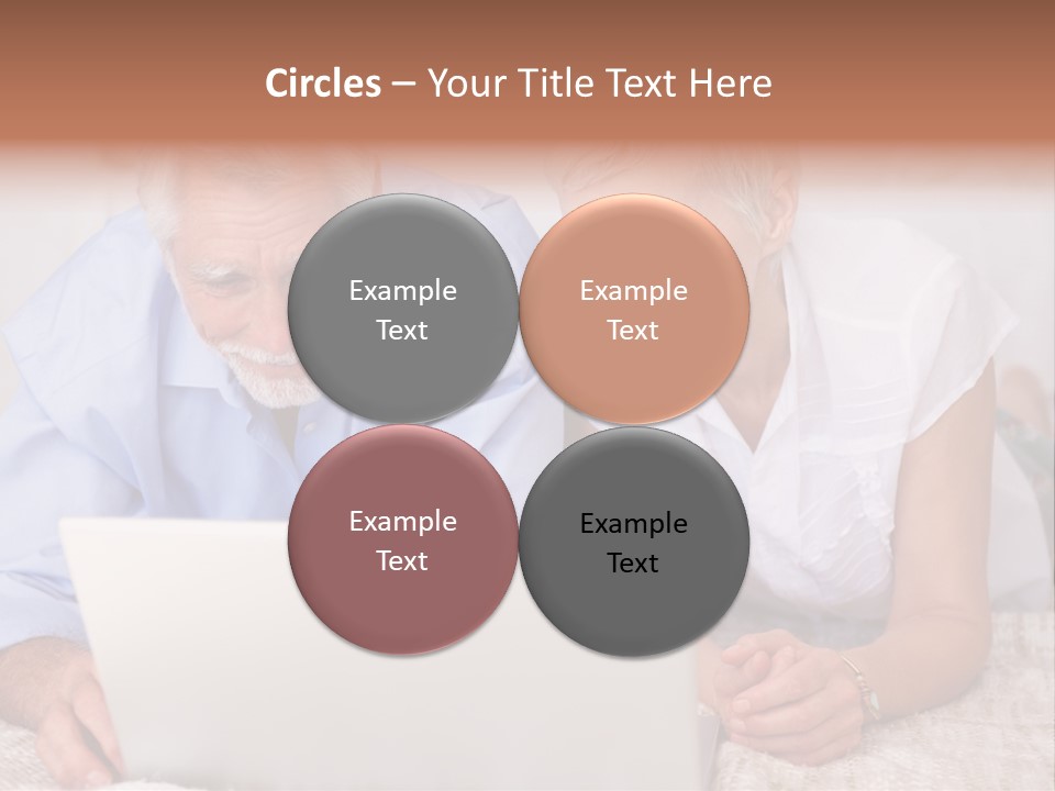 Beautiful Home Interior Living Room With Hard Wood Flooring PowerPoint Template