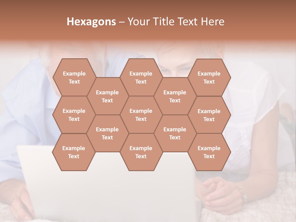 Beautiful Home Interior Living Room With Hard Wood Flooring PowerPoint Template