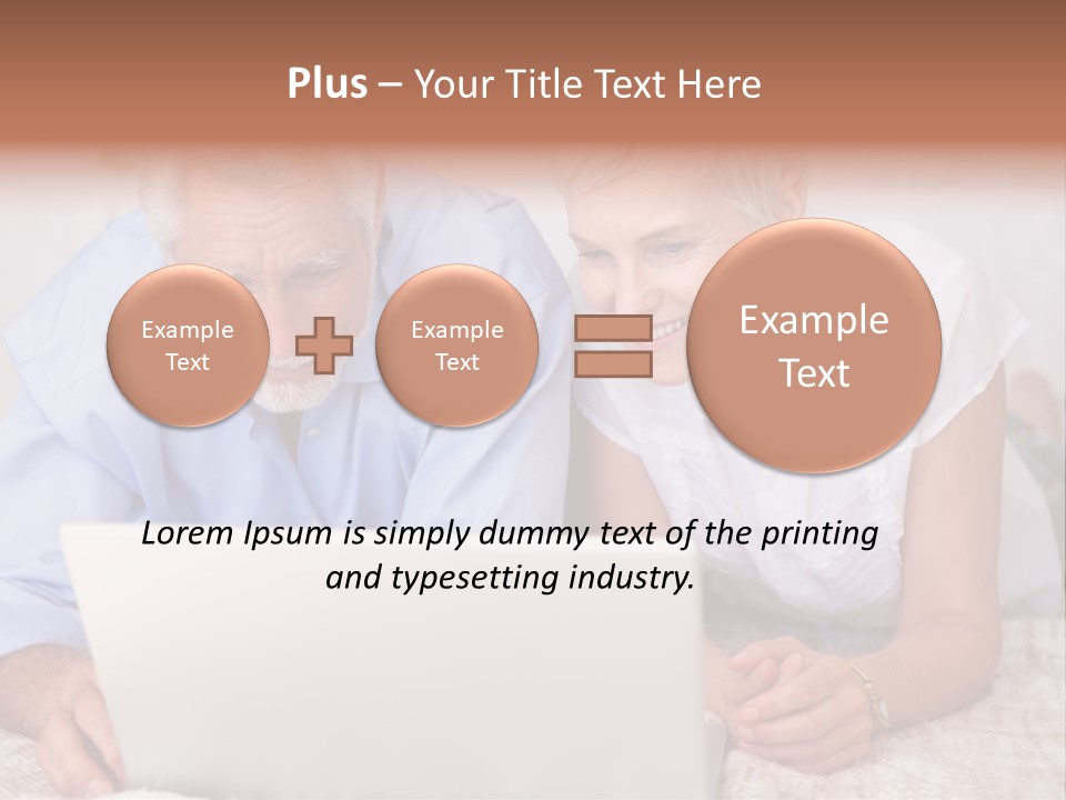 Beautiful Home Interior Living Room With Hard Wood Flooring PowerPoint Template
