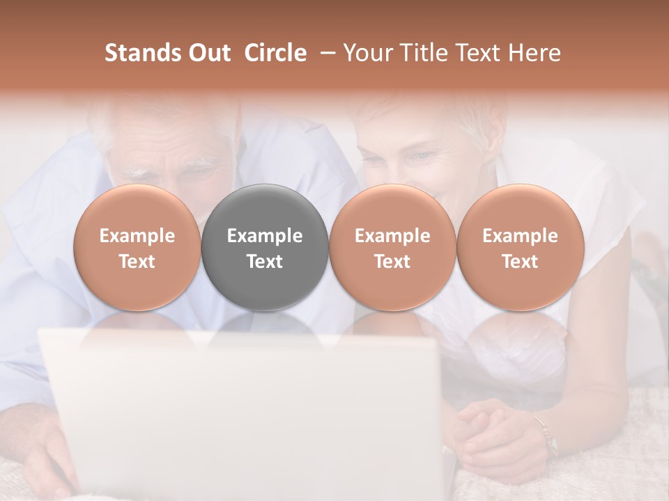 Beautiful Home Interior Living Room With Hard Wood Flooring PowerPoint Template