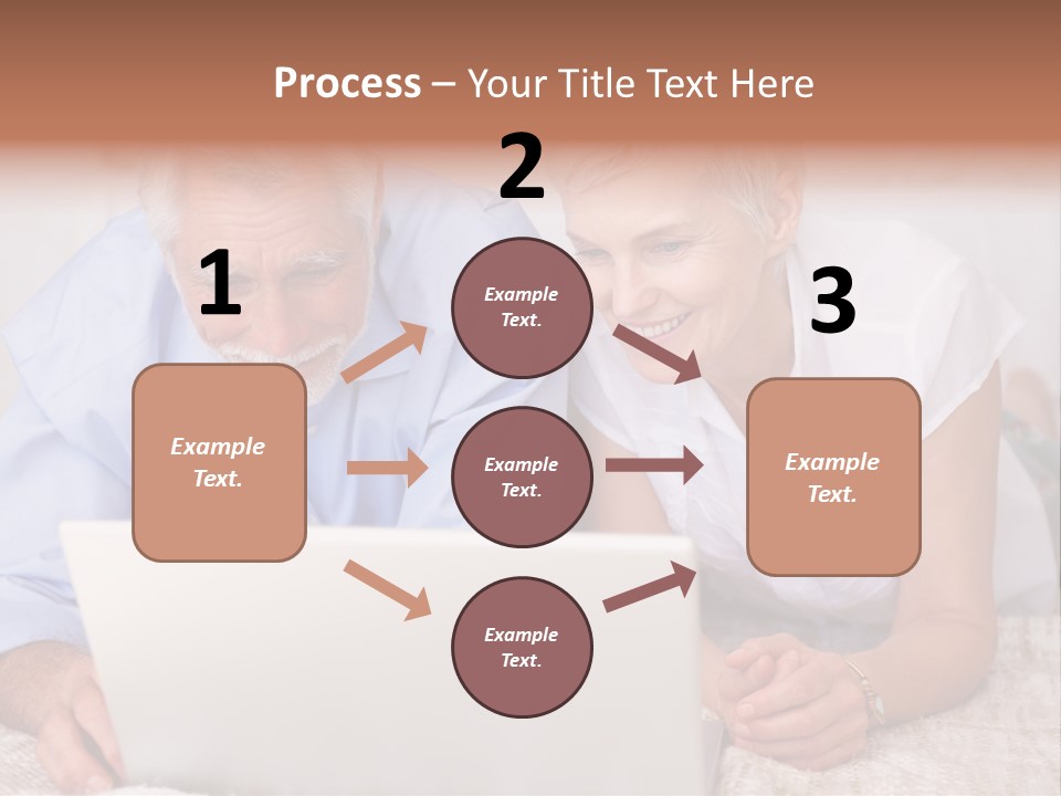 Beautiful Home Interior Living Room With Hard Wood Flooring PowerPoint Template