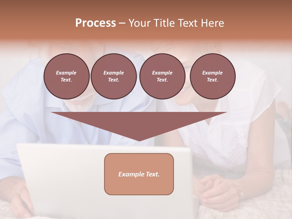 Beautiful Home Interior Living Room With Hard Wood Flooring PowerPoint Template