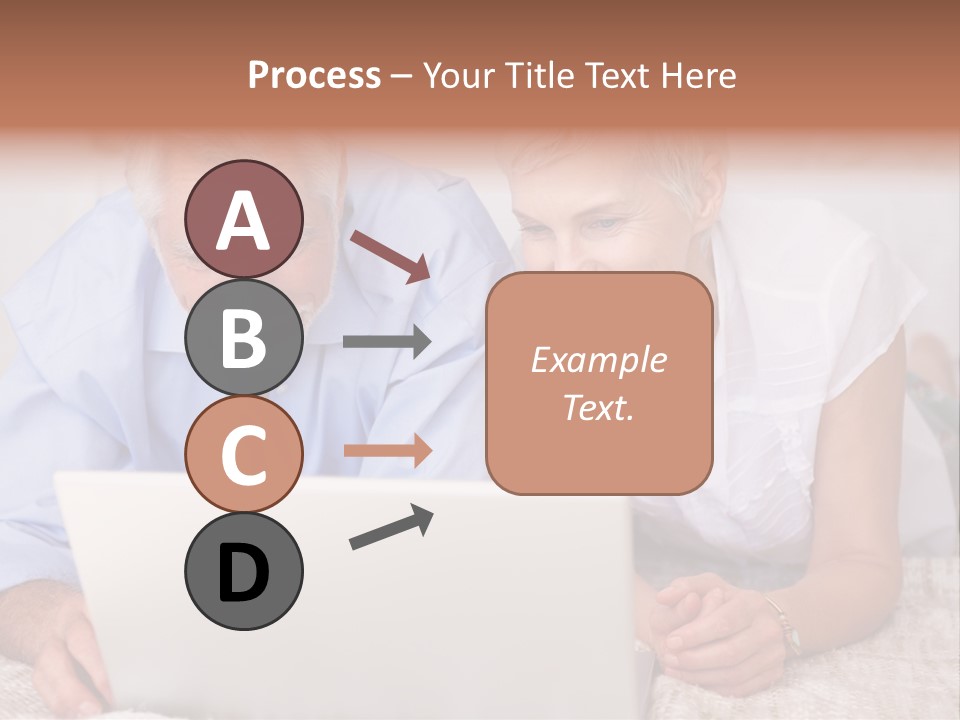 Beautiful Home Interior Living Room With Hard Wood Flooring PowerPoint Template