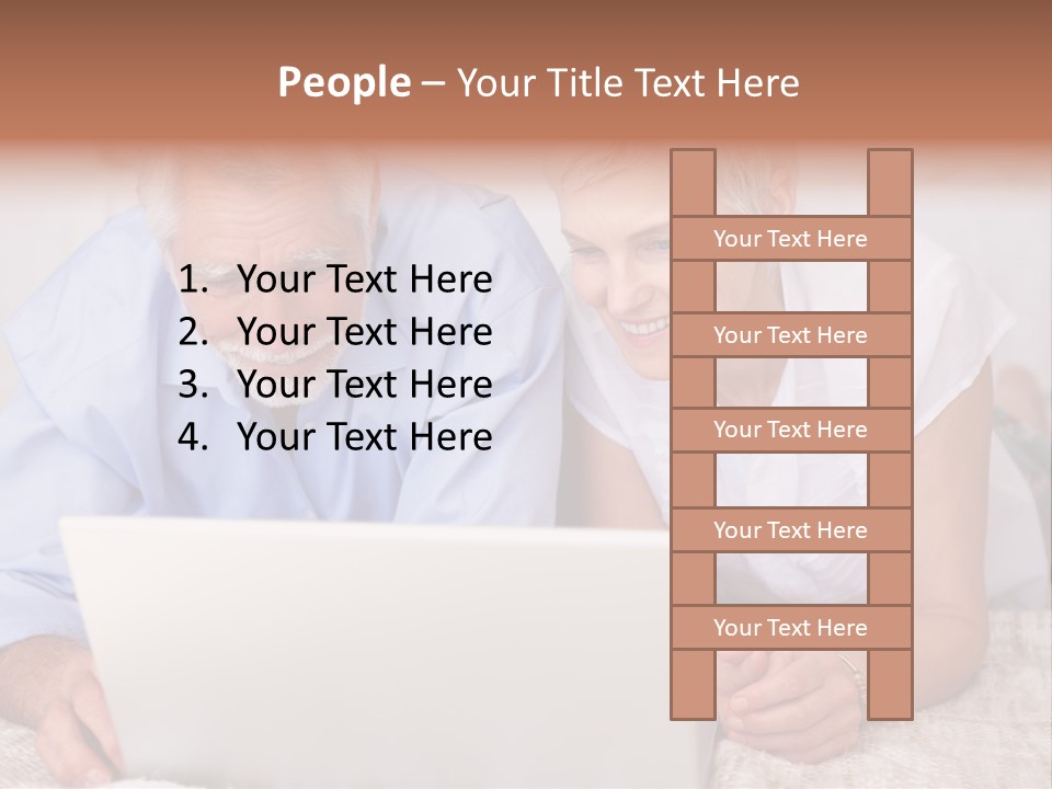 Beautiful Home Interior Living Room With Hard Wood Flooring PowerPoint Template