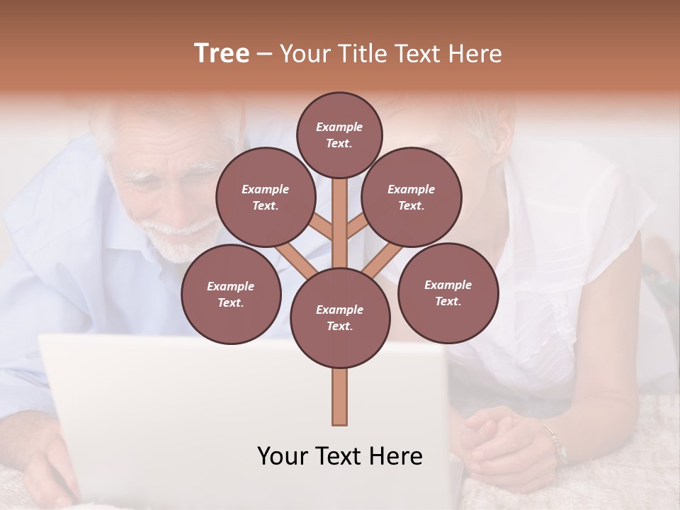 Beautiful Home Interior Living Room With Hard Wood Flooring PowerPoint Template