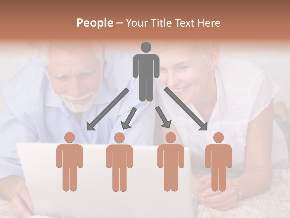 Beautiful Home Interior Living Room With Hard Wood Flooring PowerPoint Template