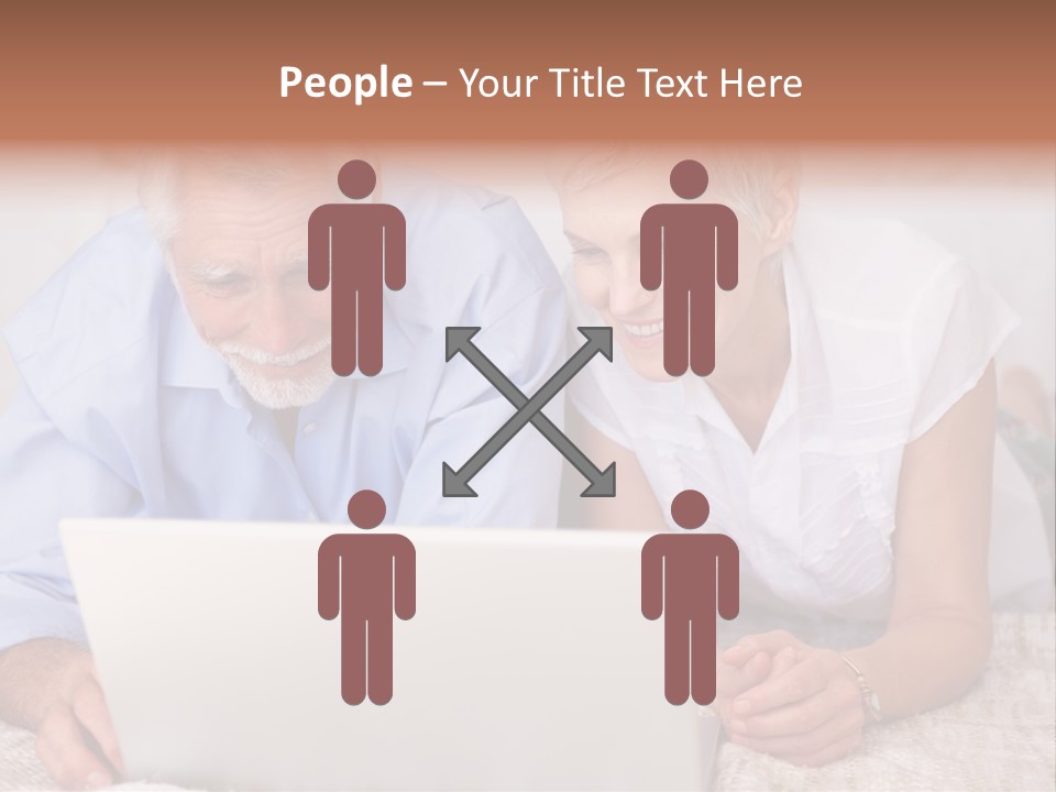 Beautiful Home Interior Living Room With Hard Wood Flooring PowerPoint Template