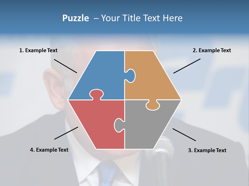 Jerusalem - January 27 : Prime Minister Of Israel Benjamin Netanyahu Speaks To Reporters At The Press Conference January 27, 2009 In Jerusalem, Israel. PowerPoint Template