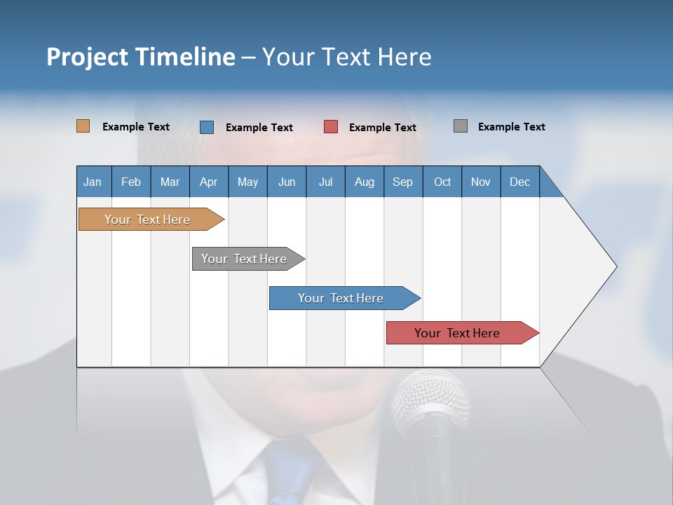 Jerusalem - January 27 : Prime Minister Of Israel Benjamin Netanyahu Speaks To Reporters At The Press Conference January 27, 2009 In Jerusalem, Israel. PowerPoint Template