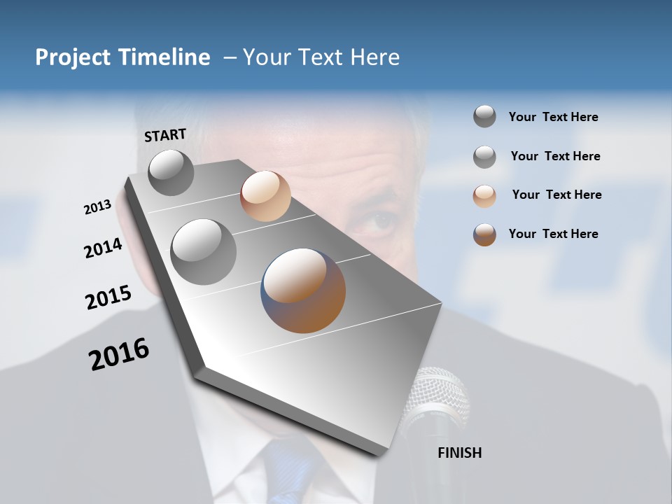 Jerusalem - January 27 : Prime Minister Of Israel Benjamin Netanyahu Speaks To Reporters At The Press Conference January 27, 2009 In Jerusalem, Israel. PowerPoint Template