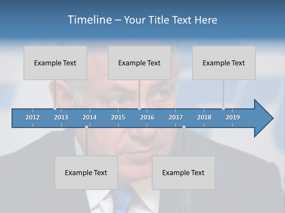 Jerusalem - January 27 : Prime Minister Of Israel Benjamin Netanyahu Speaks To Reporters At The Press Conference January 27, 2009 In Jerusalem, Israel. PowerPoint Template