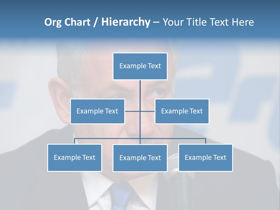 Jerusalem - January 27 : Prime Minister Of Israel Benjamin Netanyahu Speaks To Reporters At The Press Conference January 27, 2009 In Jerusalem, Israel. PowerPoint Template