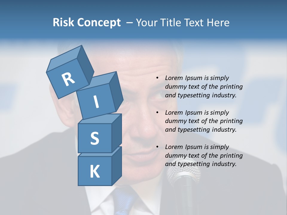Jerusalem - January 27 : Prime Minister Of Israel Benjamin Netanyahu Speaks To Reporters At The Press Conference January 27, 2009 In Jerusalem, Israel. PowerPoint Template