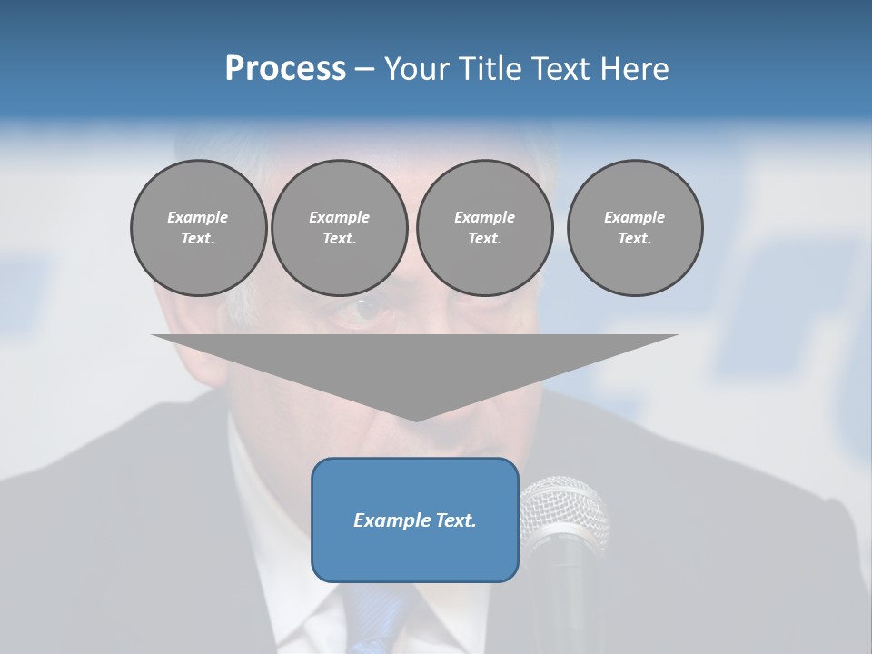 Jerusalem - January 27 : Prime Minister Of Israel Benjamin Netanyahu Speaks To Reporters At The Press Conference January 27, 2009 In Jerusalem, Israel. PowerPoint Template