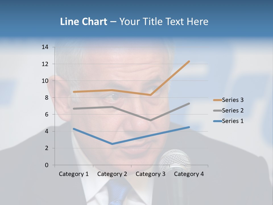Jerusalem - January 27 : Prime Minister Of Israel Benjamin Netanyahu Speaks To Reporters At The Press Conference January 27, 2009 In Jerusalem, Israel. PowerPoint Template