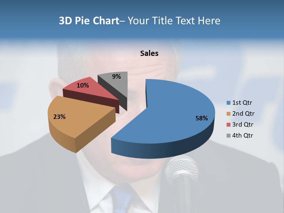 Jerusalem - January 27 : Prime Minister Of Israel Benjamin Netanyahu Speaks To Reporters At The Press Conference January 27, 2009 In Jerusalem, Israel. PowerPoint Template