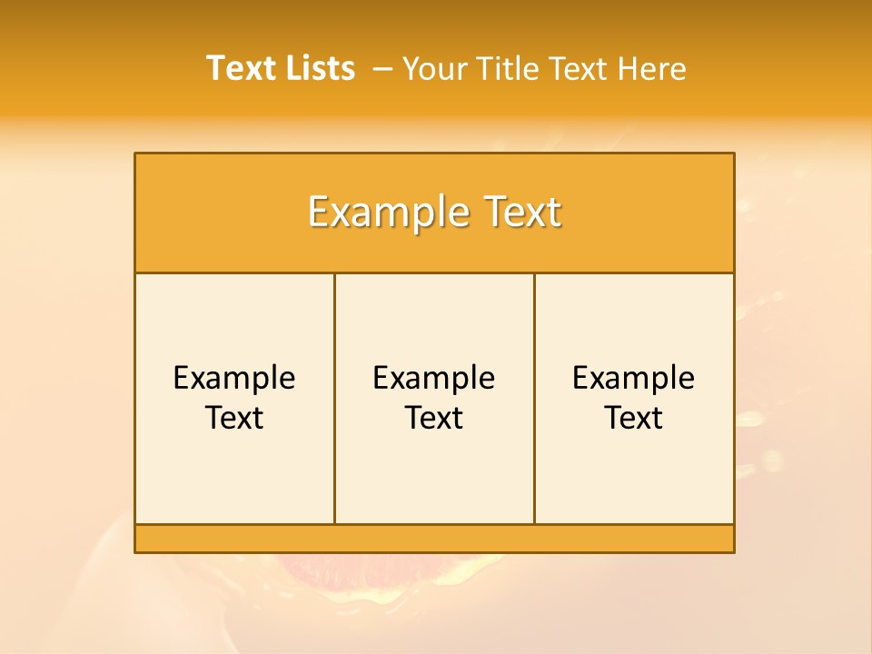 Slice Of Orange Fruit Falling In Juice PowerPoint Template