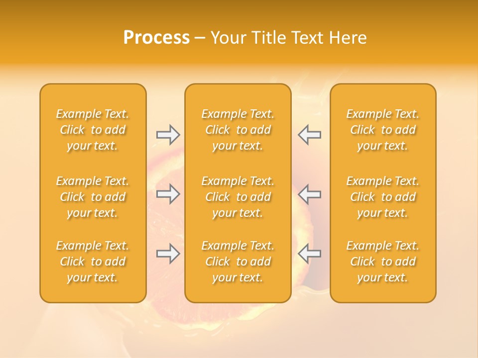 Slice Of Orange Fruit Falling In Juice PowerPoint Template