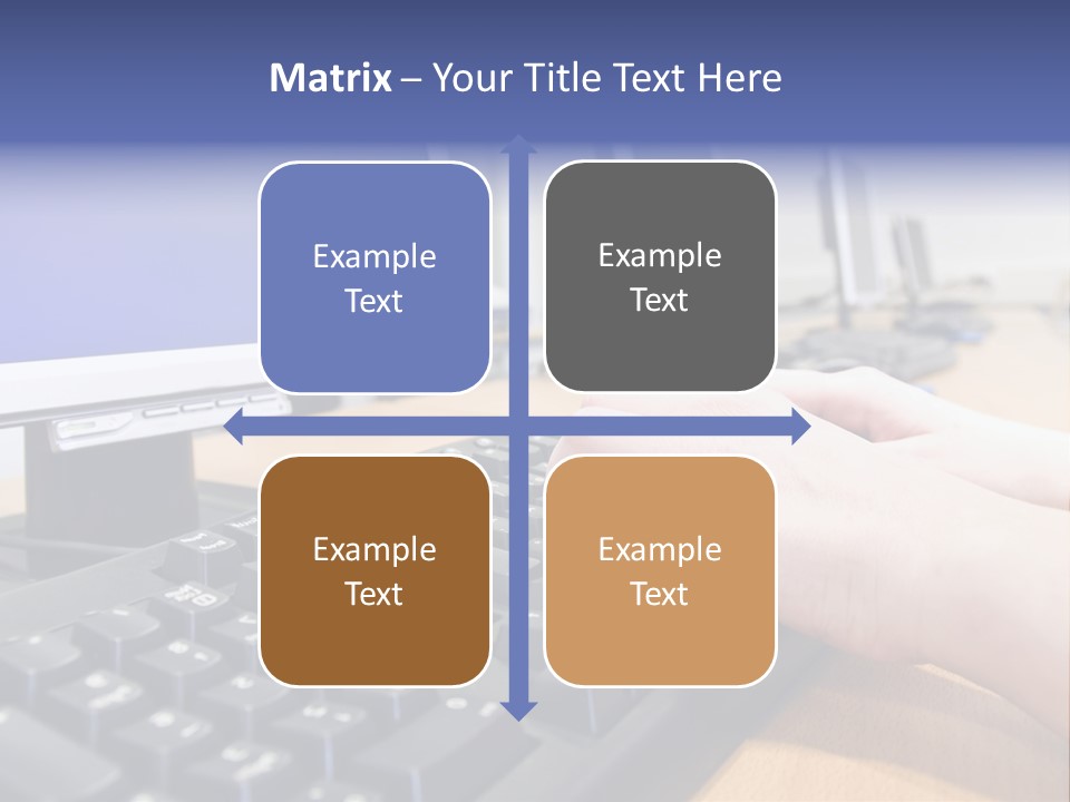 High-Speed Train With Motion Blur PowerPoint Template