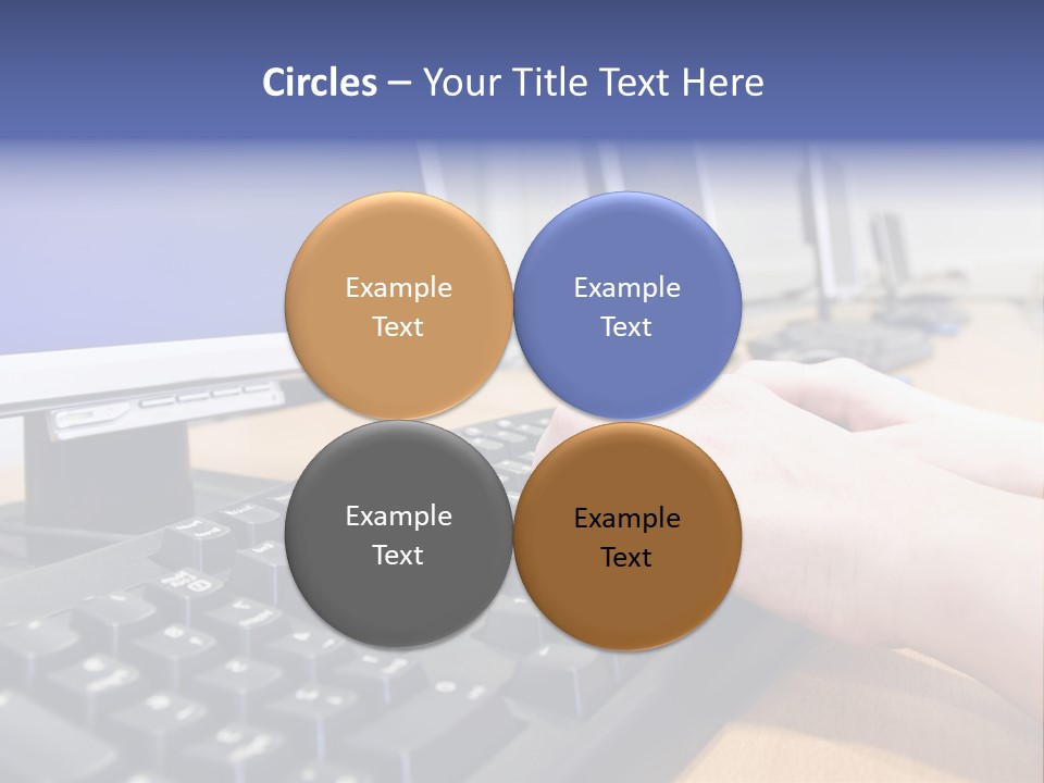 High-Speed Train With Motion Blur PowerPoint Template