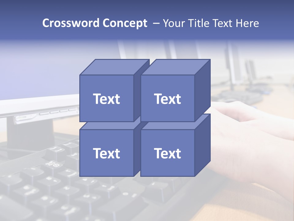 High-Speed Train With Motion Blur PowerPoint Template