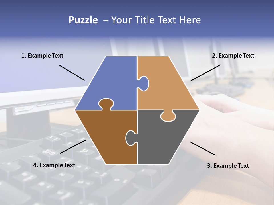 High-Speed Train With Motion Blur PowerPoint Template