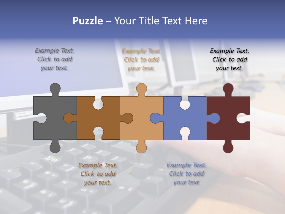 High-Speed Train With Motion Blur PowerPoint Template