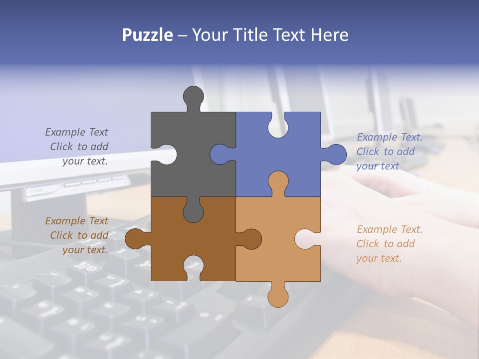 High-Speed Train With Motion Blur PowerPoint Template