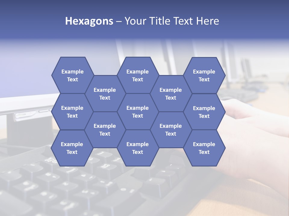 High-Speed Train With Motion Blur PowerPoint Template