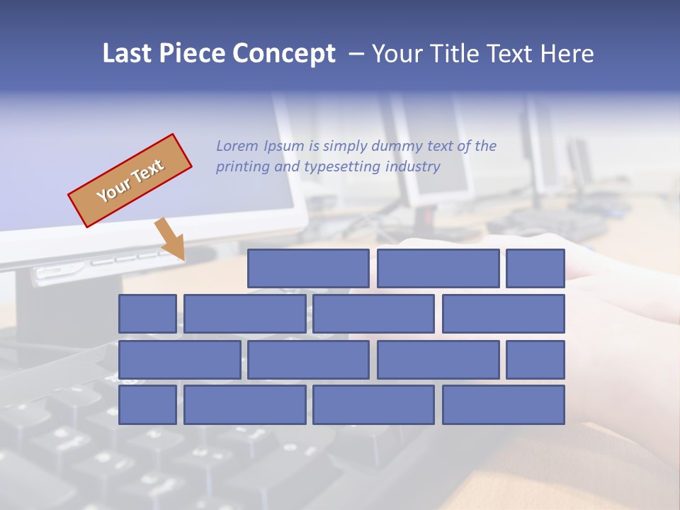 High-Speed Train With Motion Blur PowerPoint Template