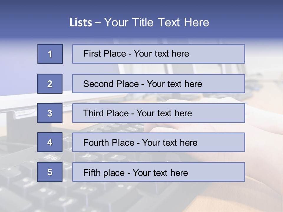 High-Speed Train With Motion Blur PowerPoint Template