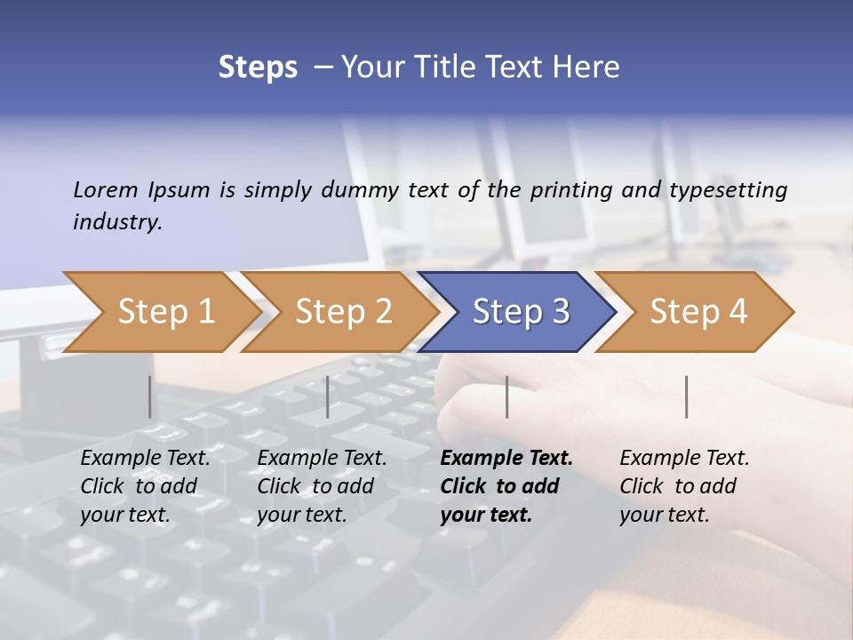 High-Speed Train With Motion Blur PowerPoint Template