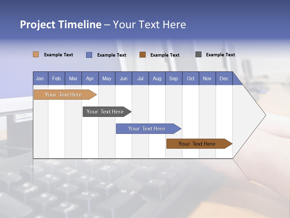 High-Speed Train With Motion Blur PowerPoint Template