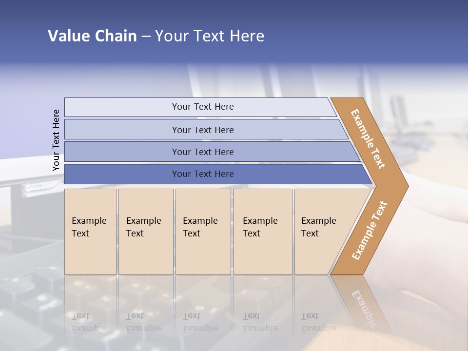 High-Speed Train With Motion Blur PowerPoint Template
