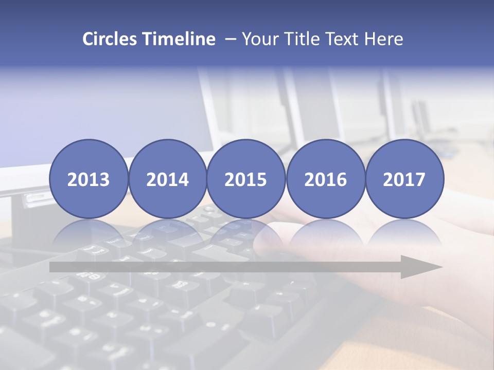 High-Speed Train With Motion Blur PowerPoint Template