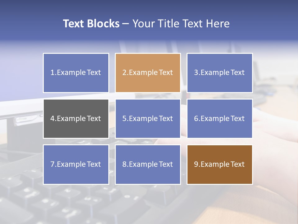 High-Speed Train With Motion Blur PowerPoint Template
