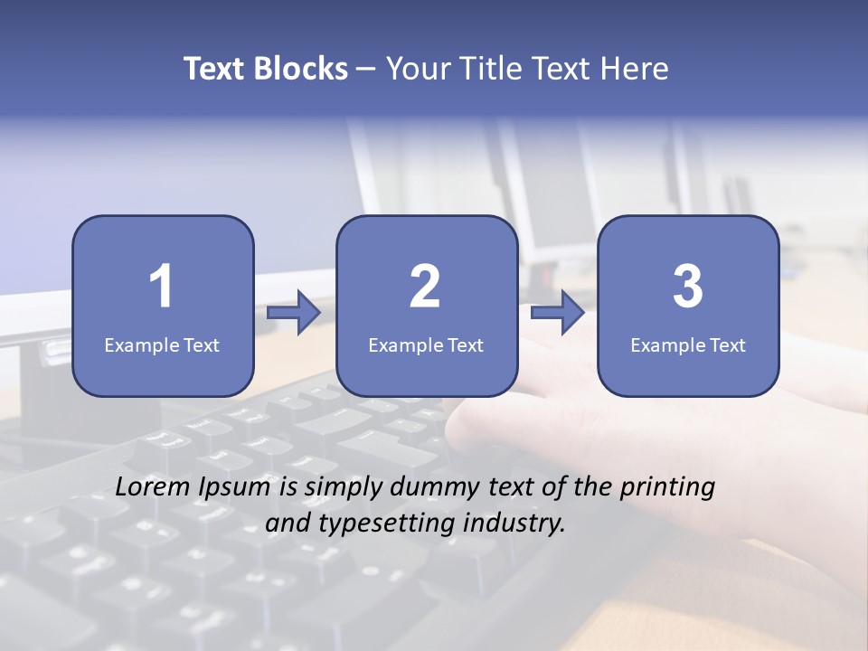 High-Speed Train With Motion Blur PowerPoint Template