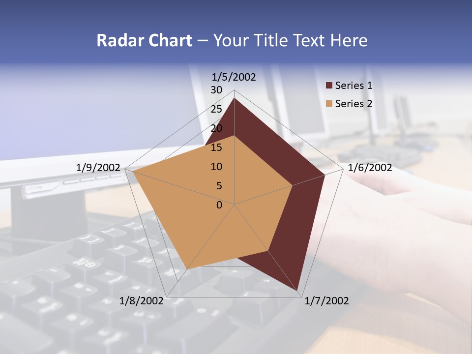 High-Speed Train With Motion Blur PowerPoint Template