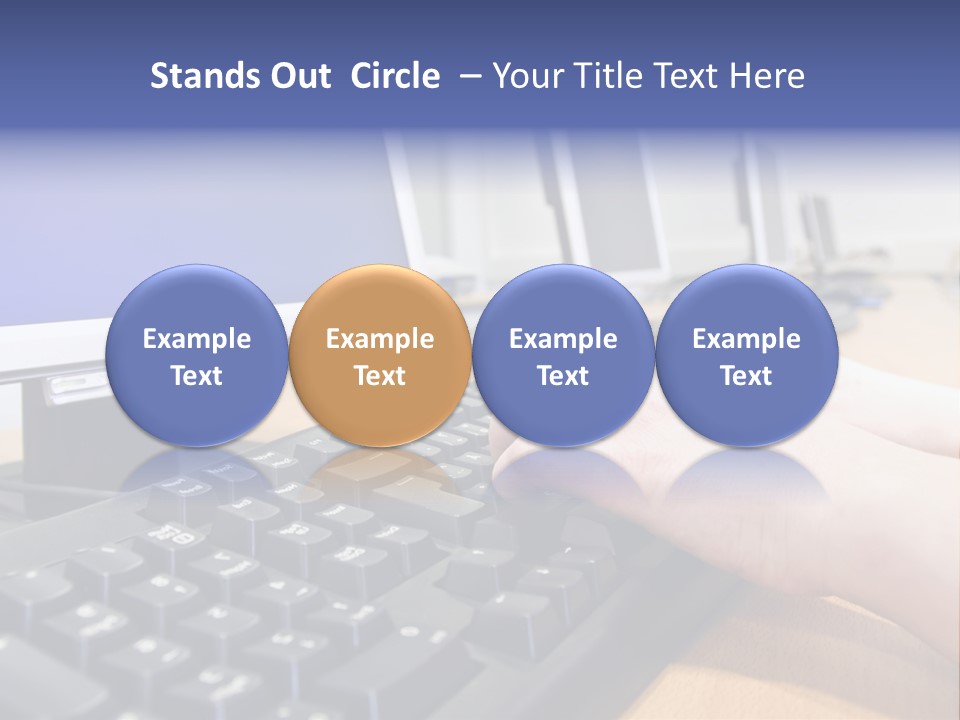 High-Speed Train With Motion Blur PowerPoint Template