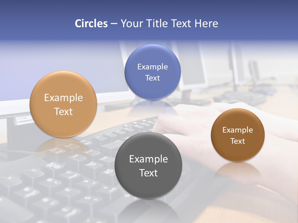 High-Speed Train With Motion Blur PowerPoint Template