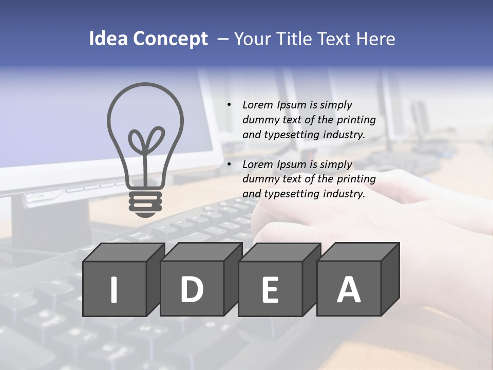 High-Speed Train With Motion Blur PowerPoint Template