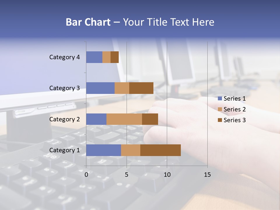 High-Speed Train With Motion Blur PowerPoint Template