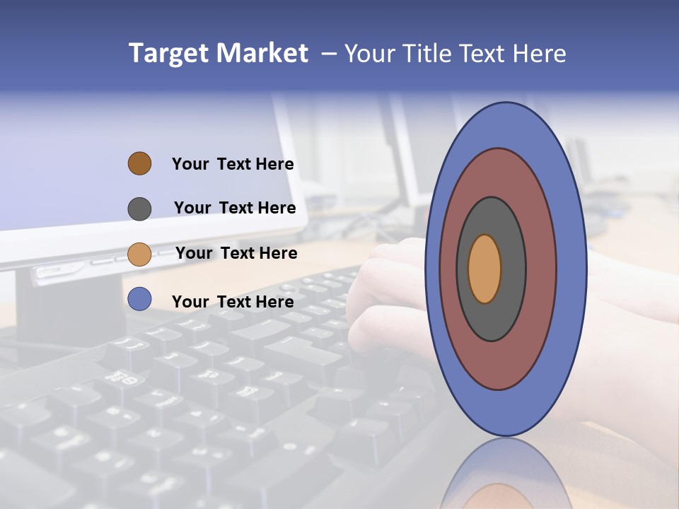 High-Speed Train With Motion Blur PowerPoint Template